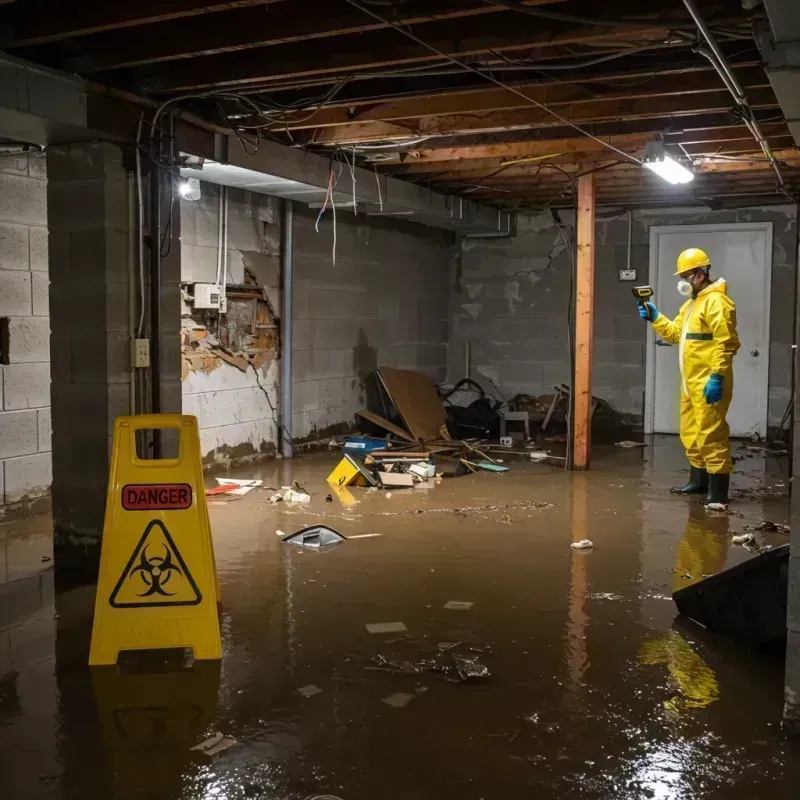 Flooded Basement Electrical Hazard in East Garfield Park, IL Property